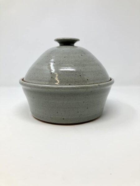 Stoneware bread baker.