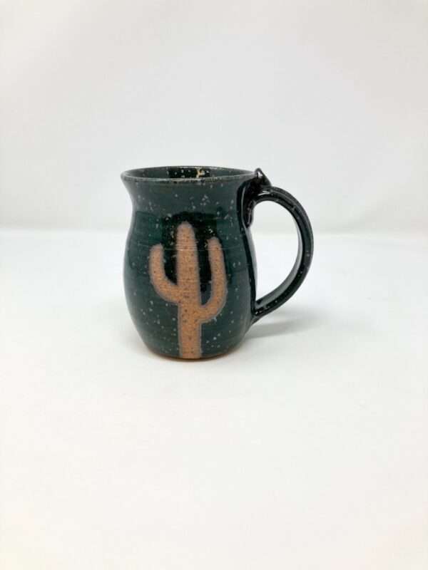 made upon order cactus green barrel mug