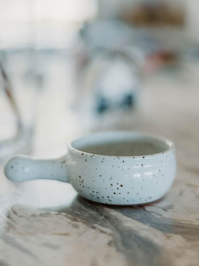 Stoneware Chili Bowl with handle